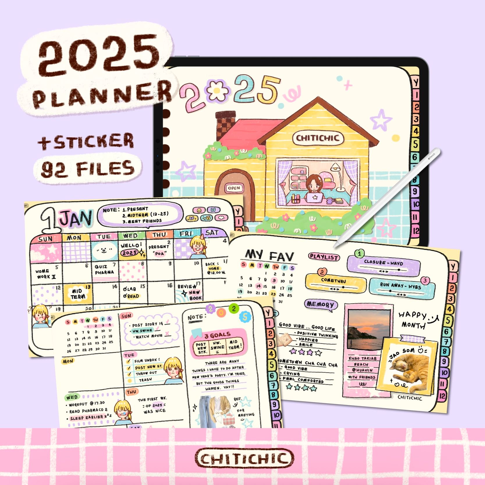 2025 Homie Planner | CHITICHIC