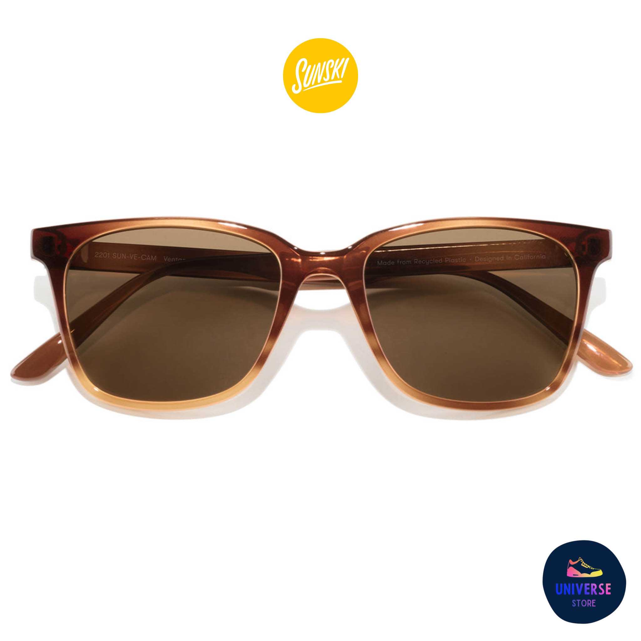 SUNSKI VENTANA - CARAMEL AMBER แว่นกันแดดรักษ์โลก