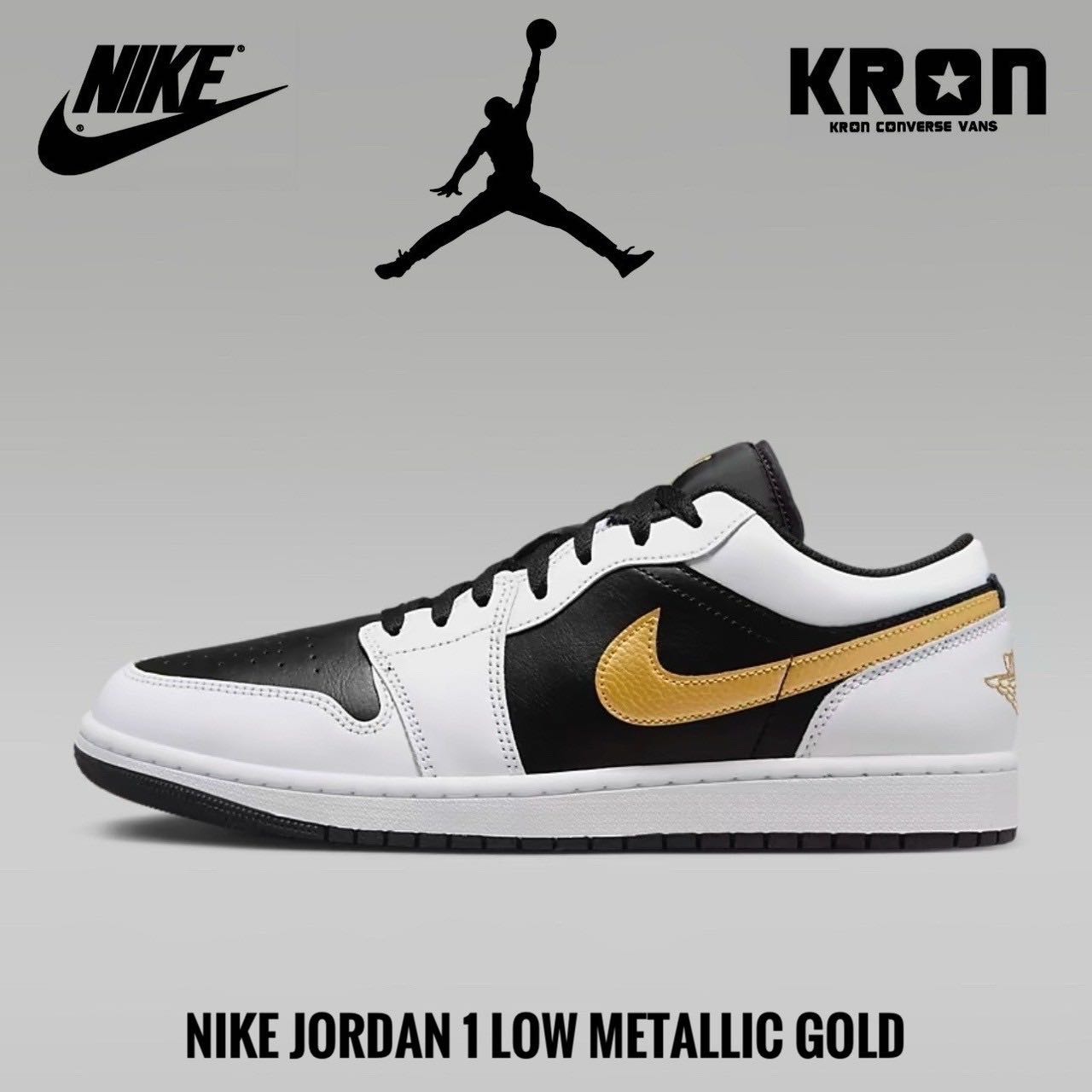 Nike Jordan 1 Low Metallic Gold