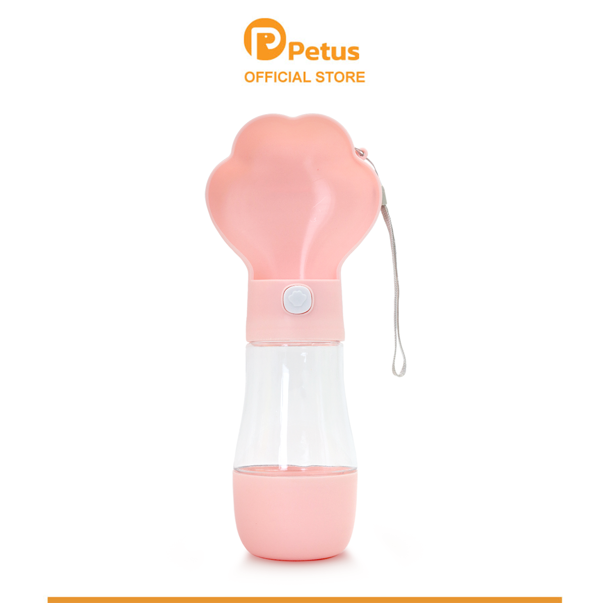 ขวดน้ำพกพา กระบอกน้ำสัตว์เลี้ยง แบบ 2 in 1  ที่ให้น้ำและอาหารแบบพกพา มี 6 สี