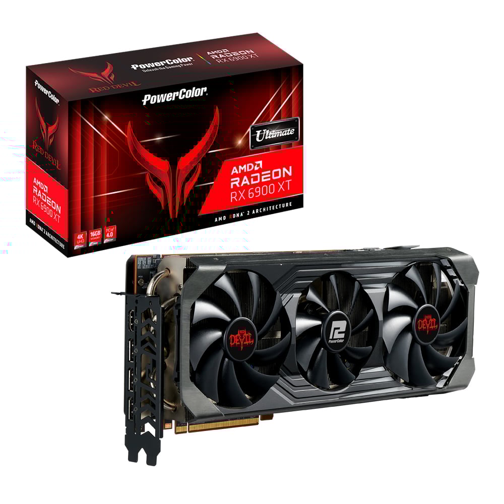 POWER COLOR RED DEVIL AMD RADEON RX 6900 XT ULTIMATE 16GB GDDR6 (AXRX 6900XTU 16GBD6-3DHE/OC)