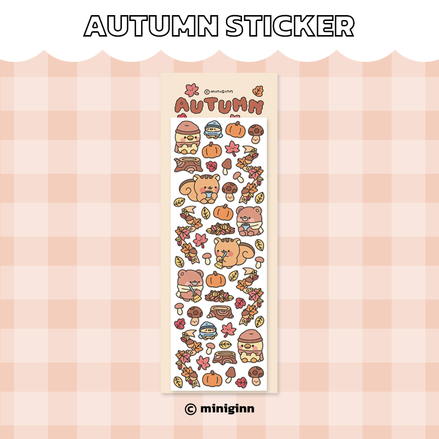 Autumn sticker