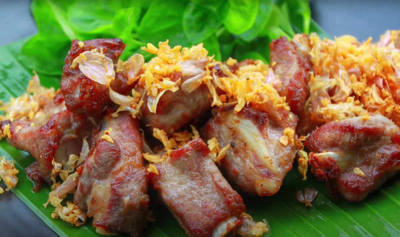 ซี่โครงหมูทอด Fried pork ribs