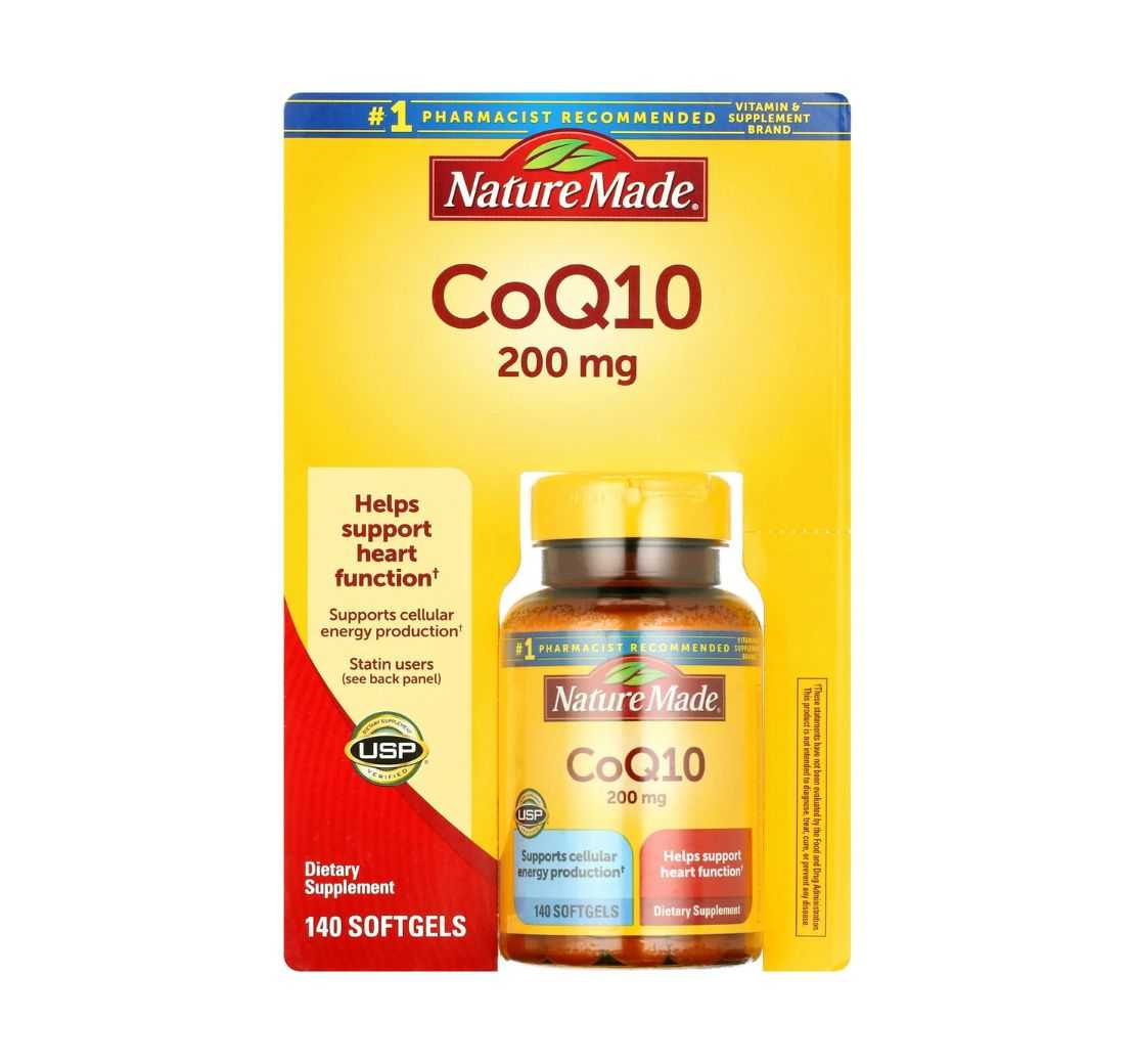 Nature Made CoQ10 - 200Mg ขนาด 140 เม็ด จากอเมริกา พร้อมส่ง