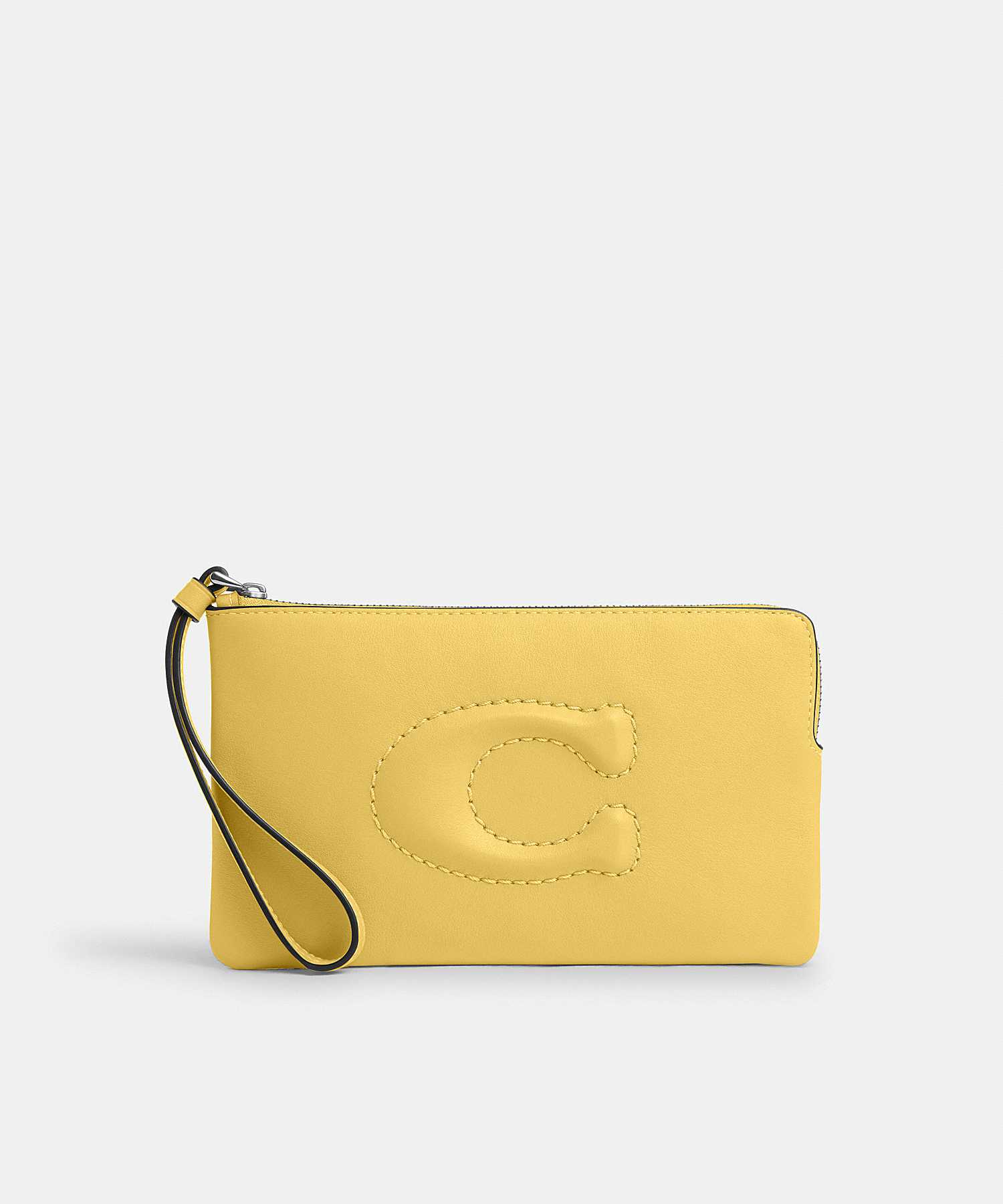 COACH LARGE CORNER ZIP WRISTLET CR392 SV/DJ