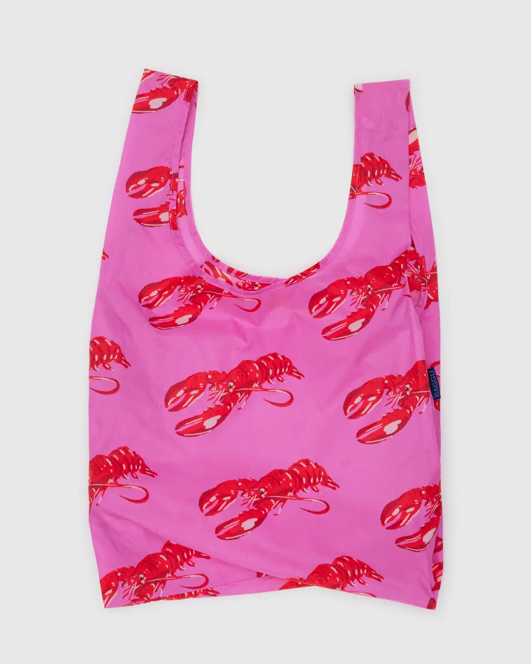 BAGGU Standard Reusable Bag - Pink Lobster
