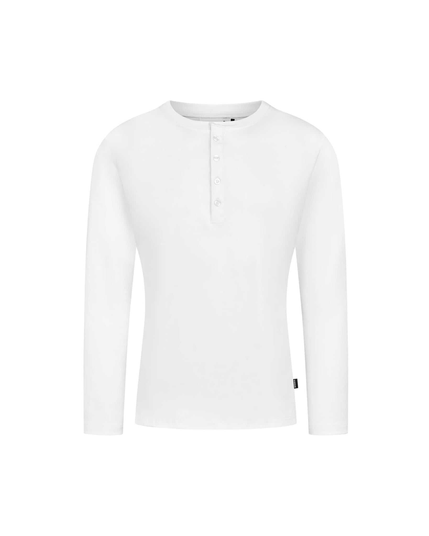 DIMOIR - HENLEY LONGSLEEVE (White)