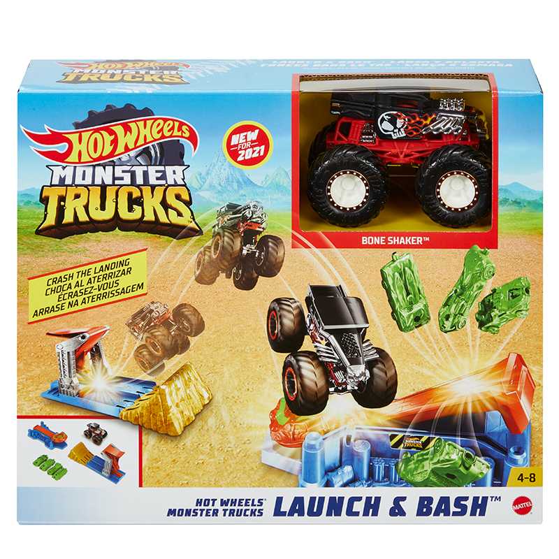 Hot Wheels Monster Trucks Carsplosion Playset (GVK08)