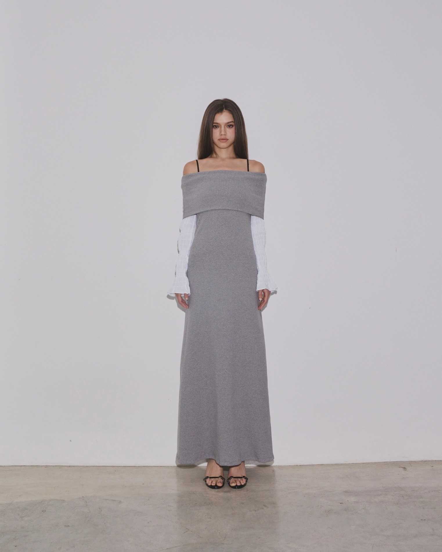JAMI DRESS WINTER GREY