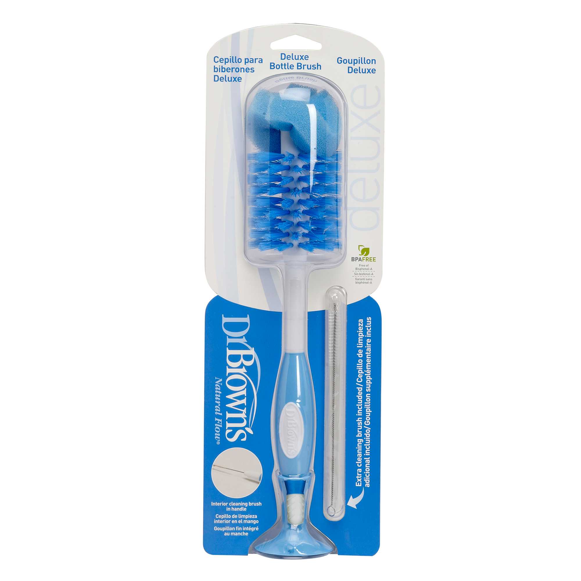 #แปรงล้างขวด Dr.Brown's : DRB702 Deluxe Bottle Brush - Blue