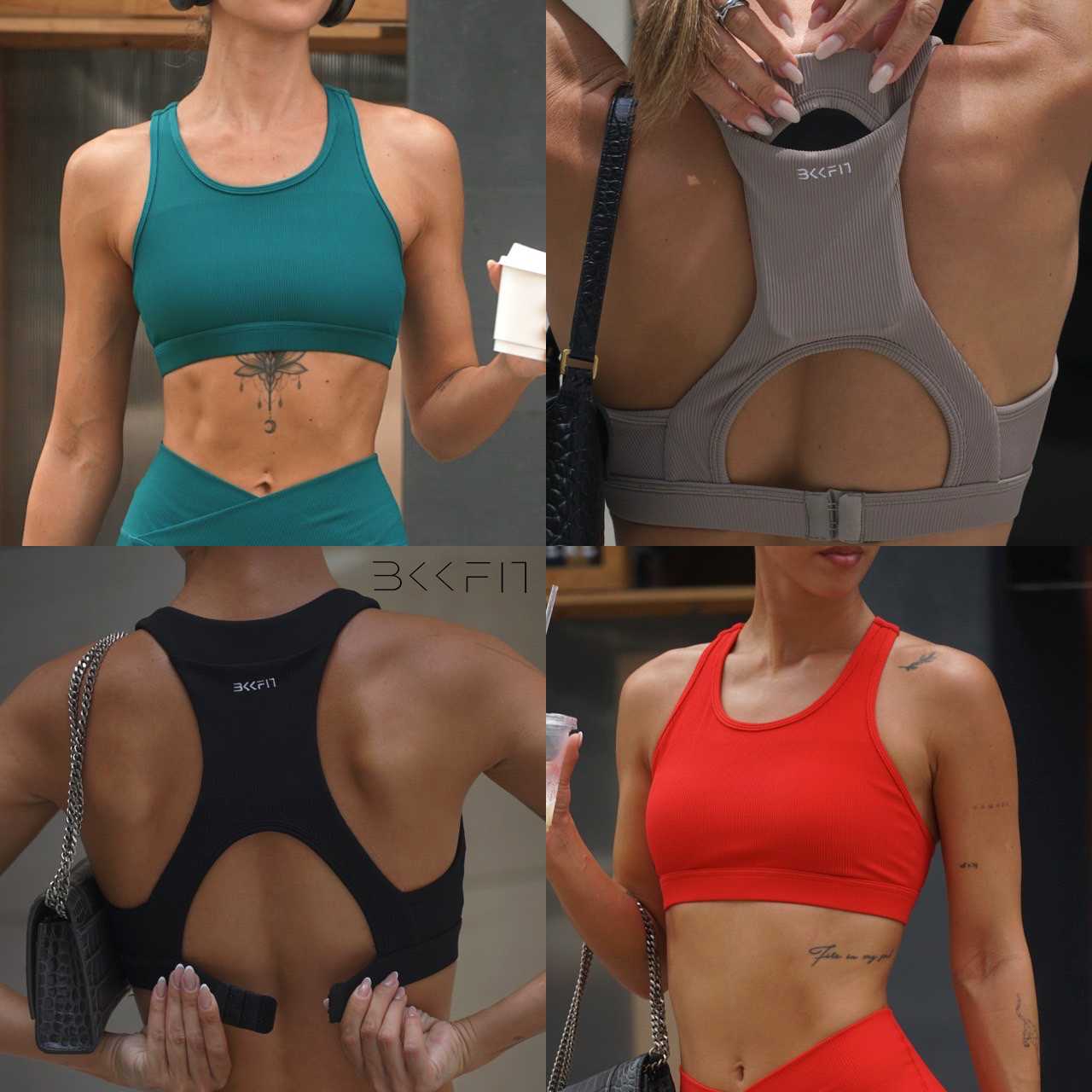 Ribbed High Impact Hook Bra บรา high impact รองรับทุกแรงกระแทก