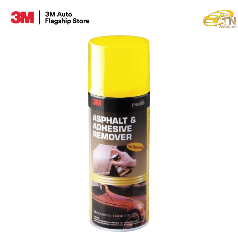 3M ผลิตภัณฑ์ ลบคราบยางมะตอย และคราบกาวสำหรับรถยนต์ Asphalt & Adhesive Remover PN9886