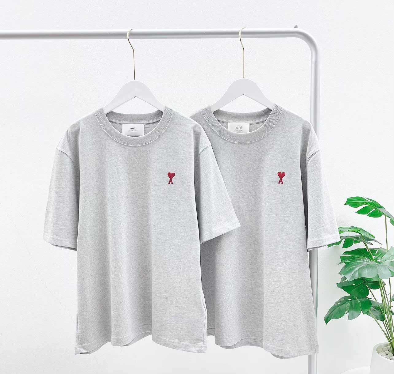 Ami Paris Grey T-Shirt