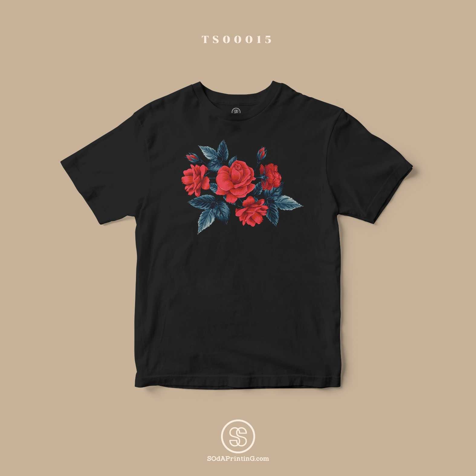 เสื้อ Rose สีดำ #SOdAtee TSA00015