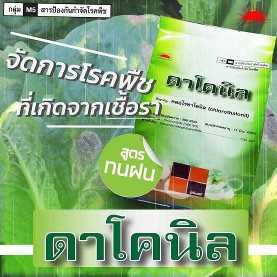 ดาโคนิล สารคลอโรทาโลนิล75% ขนาด 1 กิโลกรัม สารป้องกันและกำจัดโรคพืชที่เกิดจากเชื้อราในข้าว
