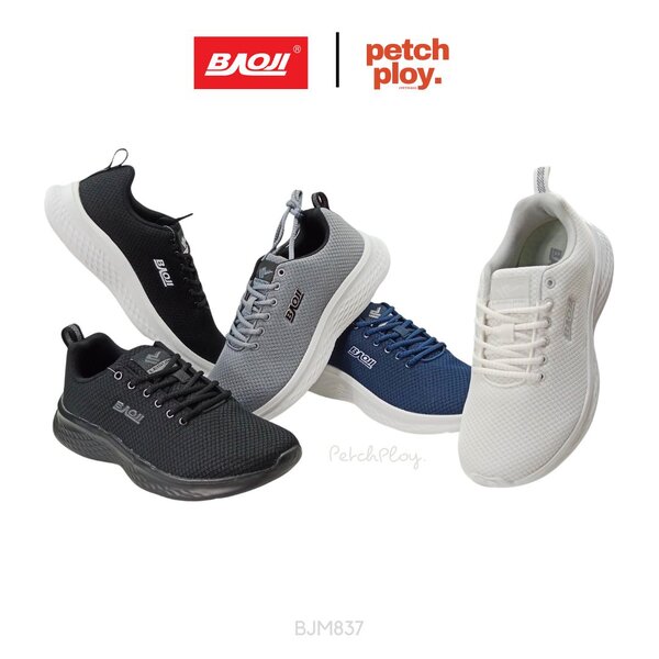 Baoji BJM837 รองเท้าบาโอจิ ของแท้ รองเท้าผ้าใบผู้ชาย รุ่น BJM 837