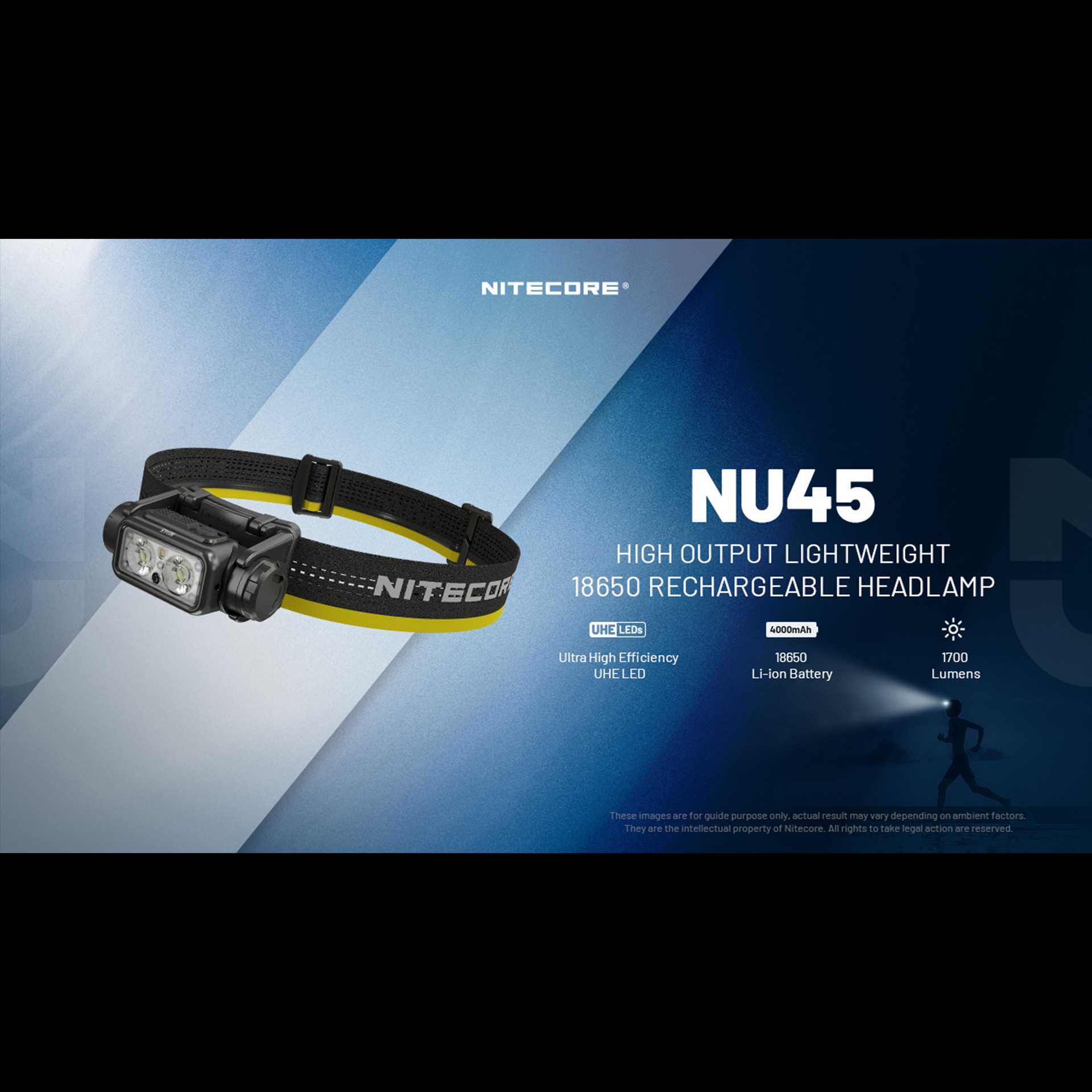 ไฟฉายคาดหัว Nitecore NU45 แบรนด์ Nitecore
