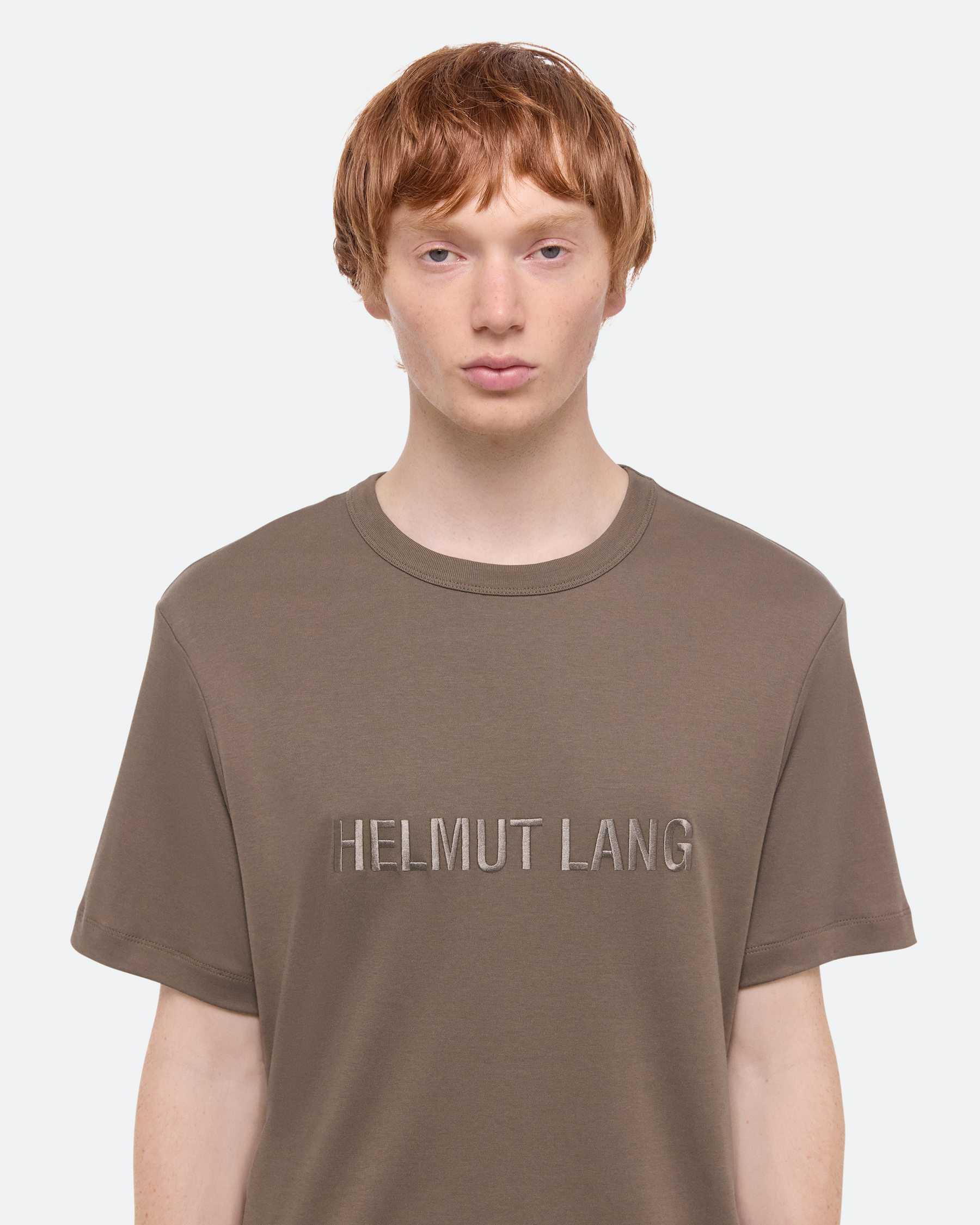 SALE Helmut Lang Logo Tee - Olive