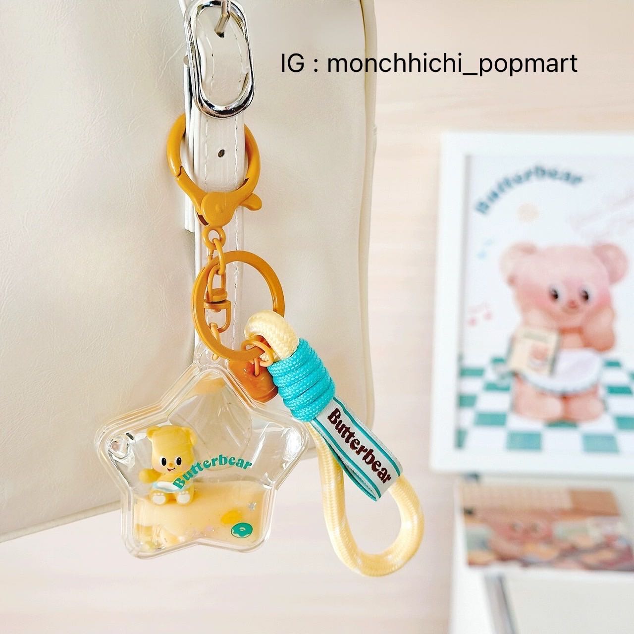  BUTTERBEAR KEYCHAIN No. 10 สีเหลือง ( พร้อมส่ง )