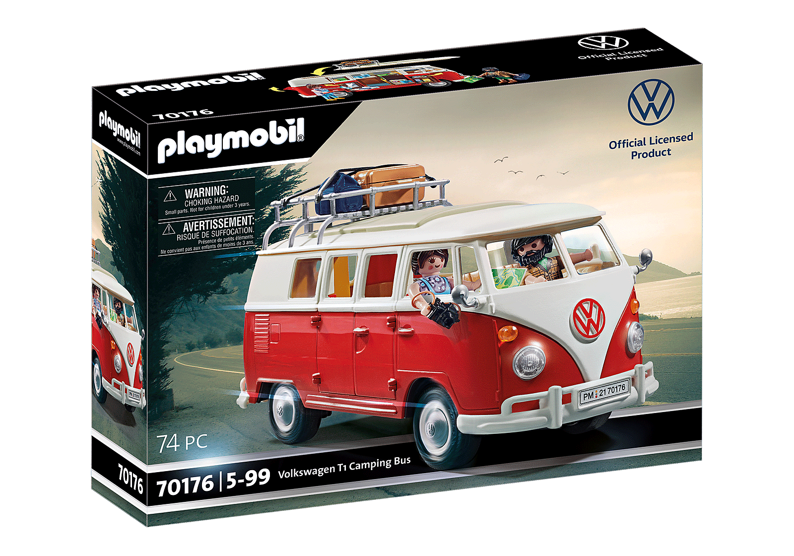 Playmobil โฟล์คสวาเกน รถบัสตั้งแคมป์ T1 PM-70176-21