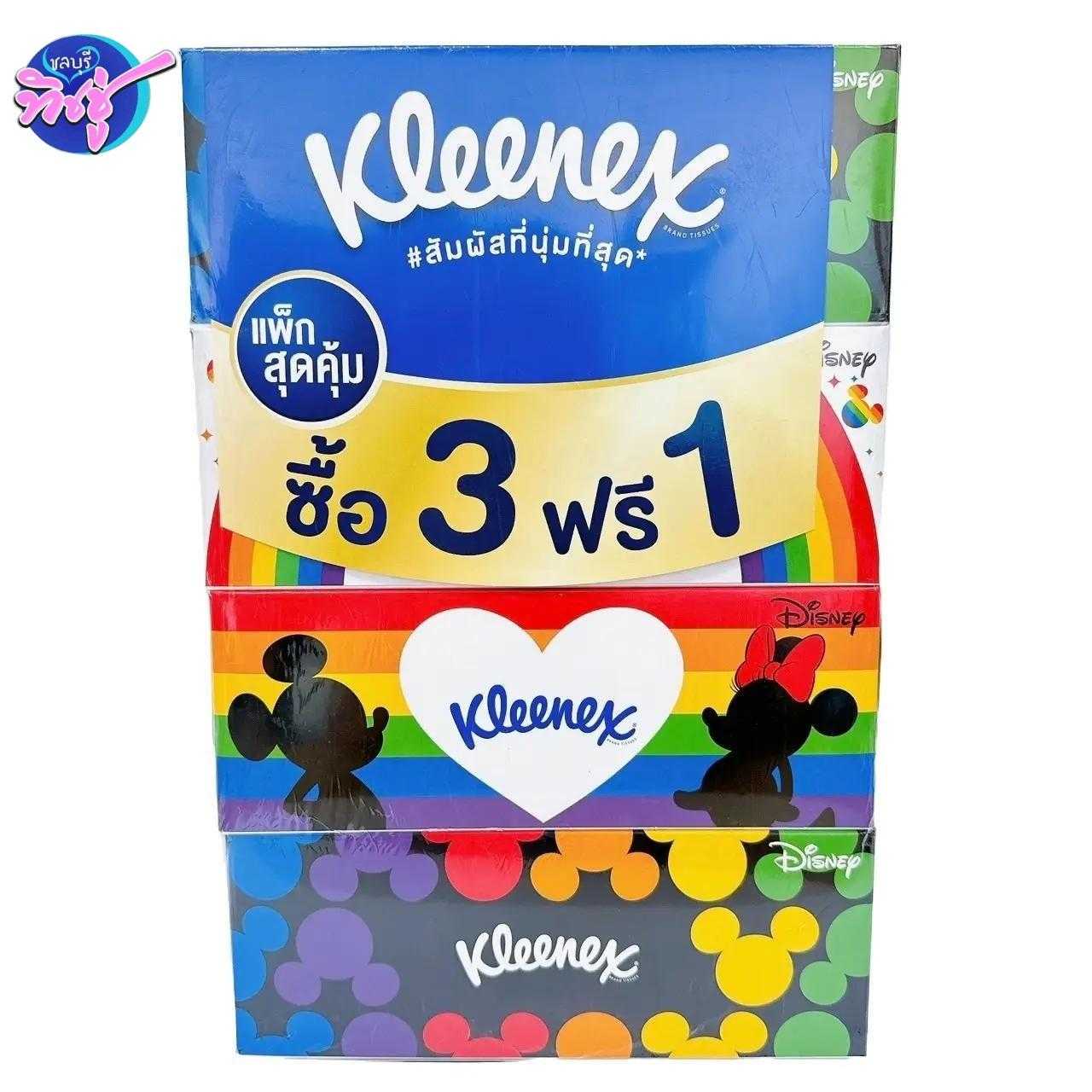 กระดาษเช็ดหน้า Kleenex Disney 135 แผ่น (รุ่น3+1) แพ็ค