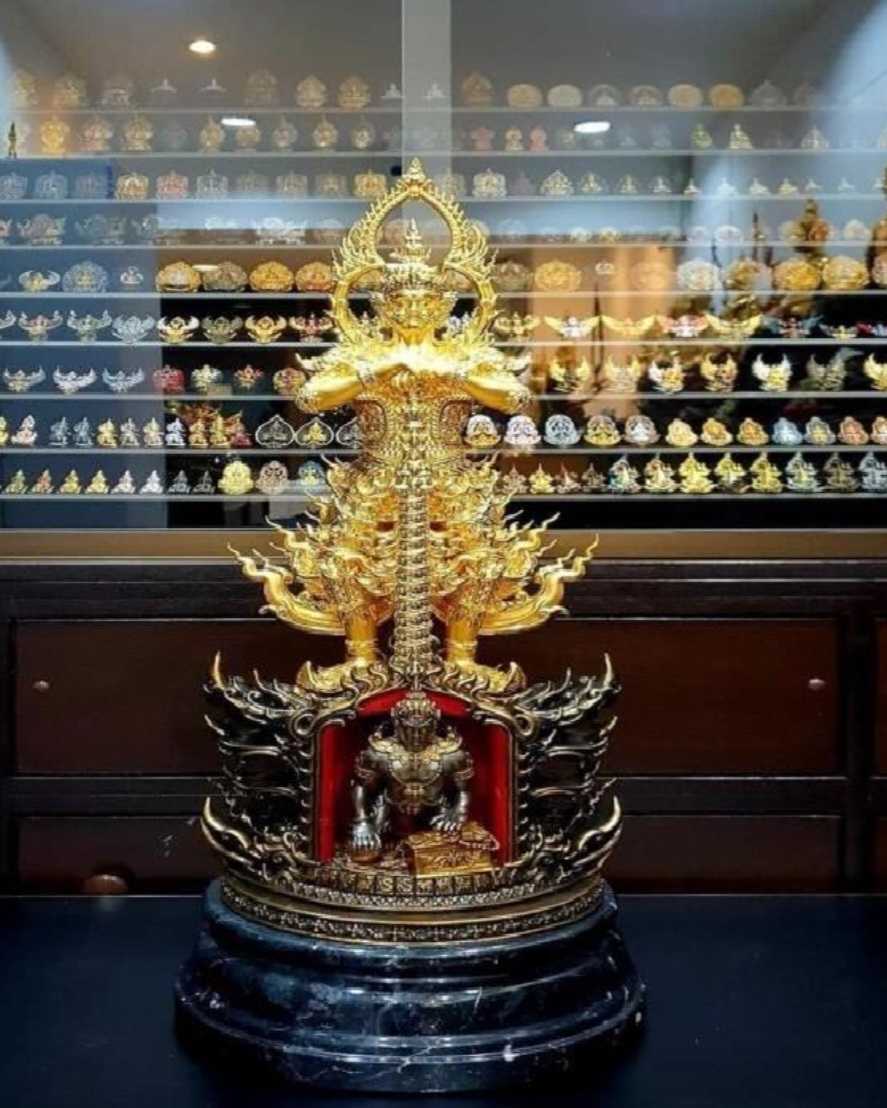 ผลงาน : ท้าวเวสสุวรรณโณ รุ่นทรัพย์ไพศาล วัดสักใหญ่ จ.นนทบุรี