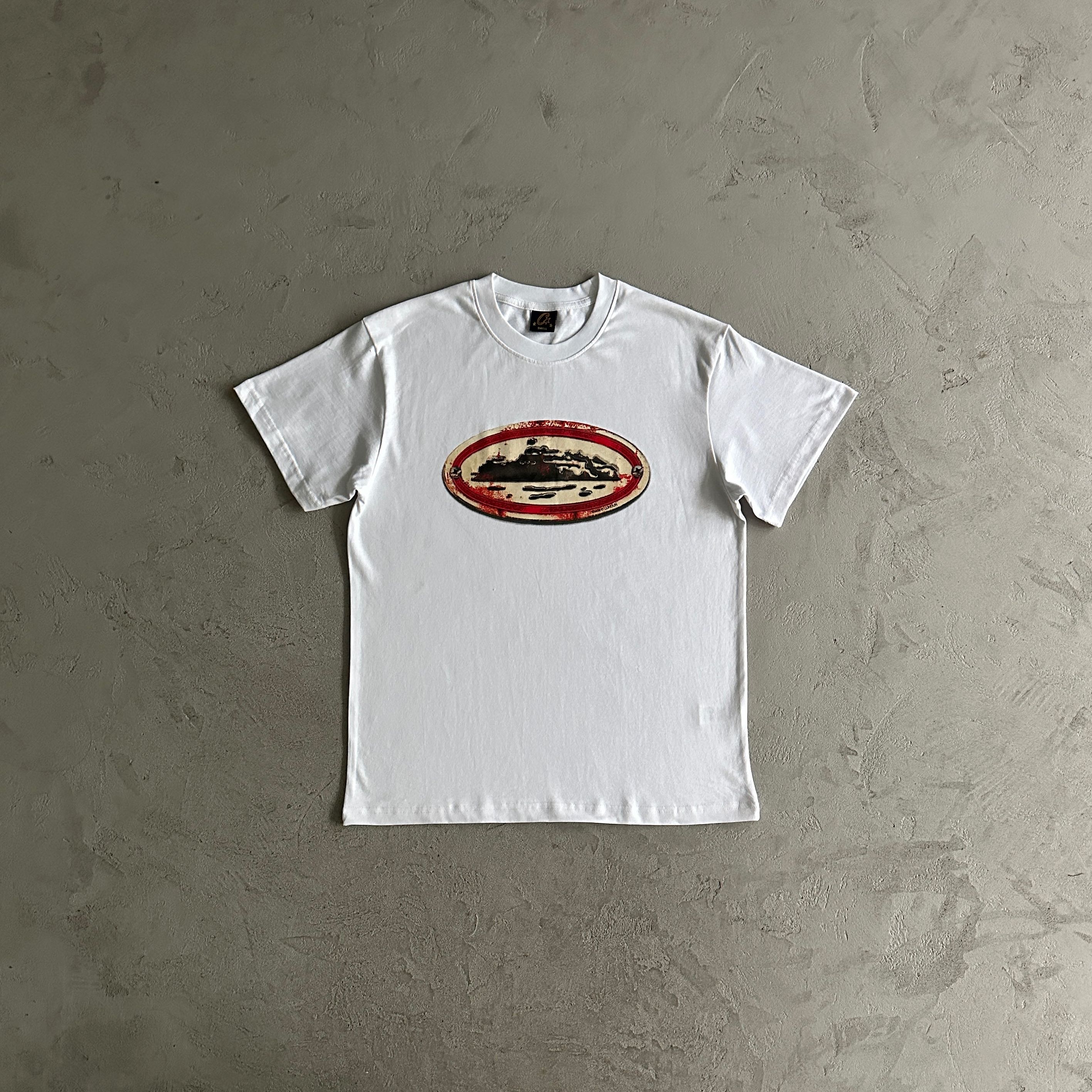 Corteiz Rusty Alcatraz Tee  White