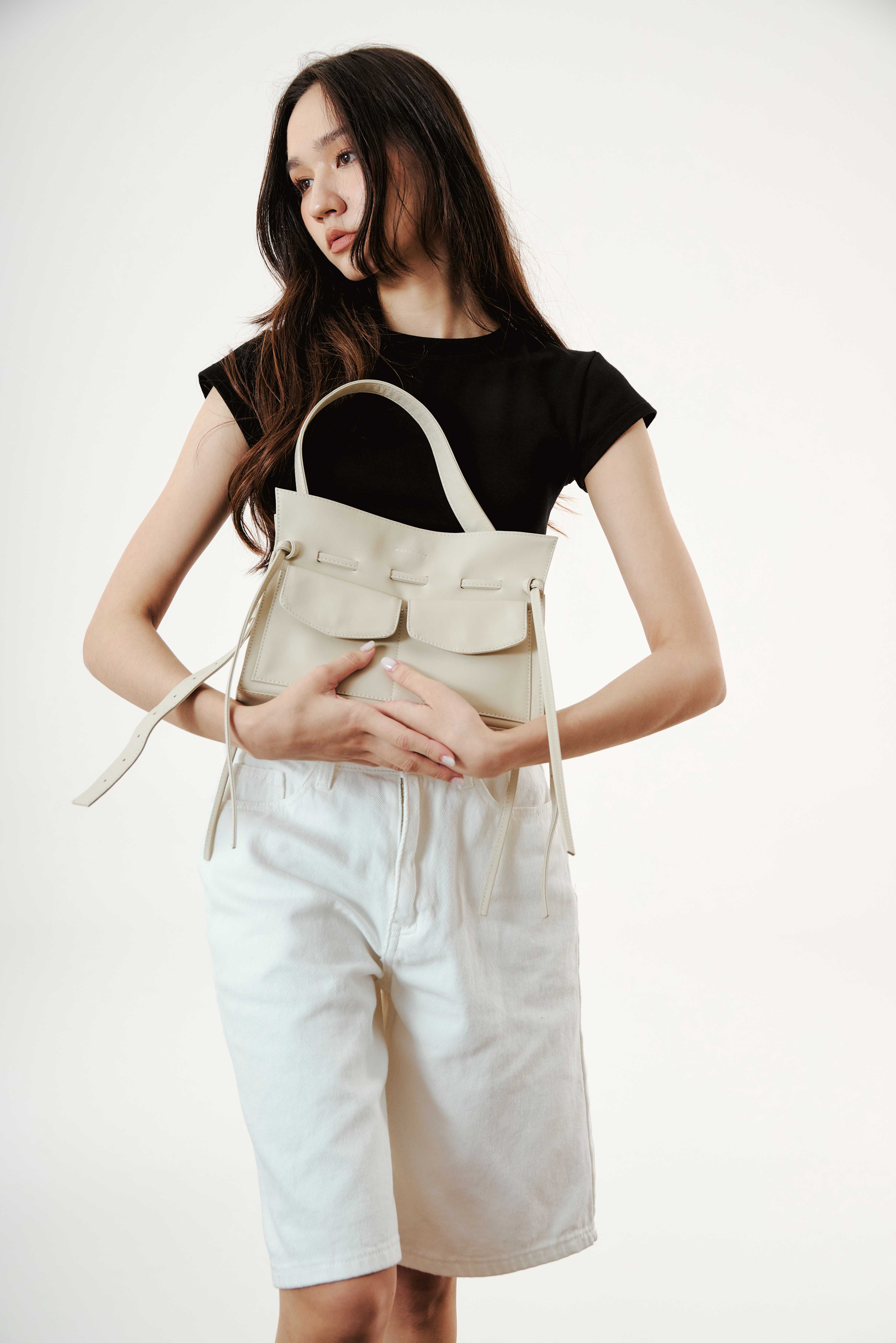 Judy shoulder bag , White Cream