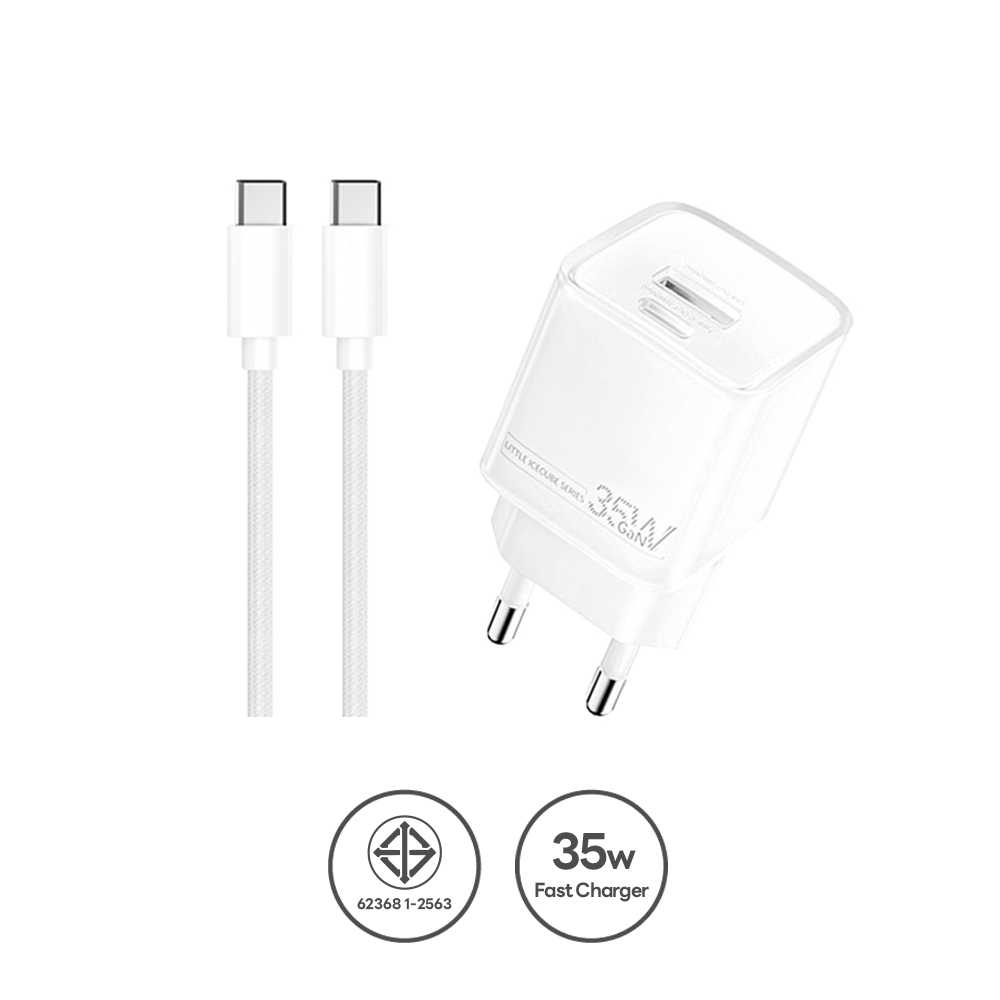 USB Charger U181-AC35W (Set) -  หัวชาร์จพร้อมสาย Remax