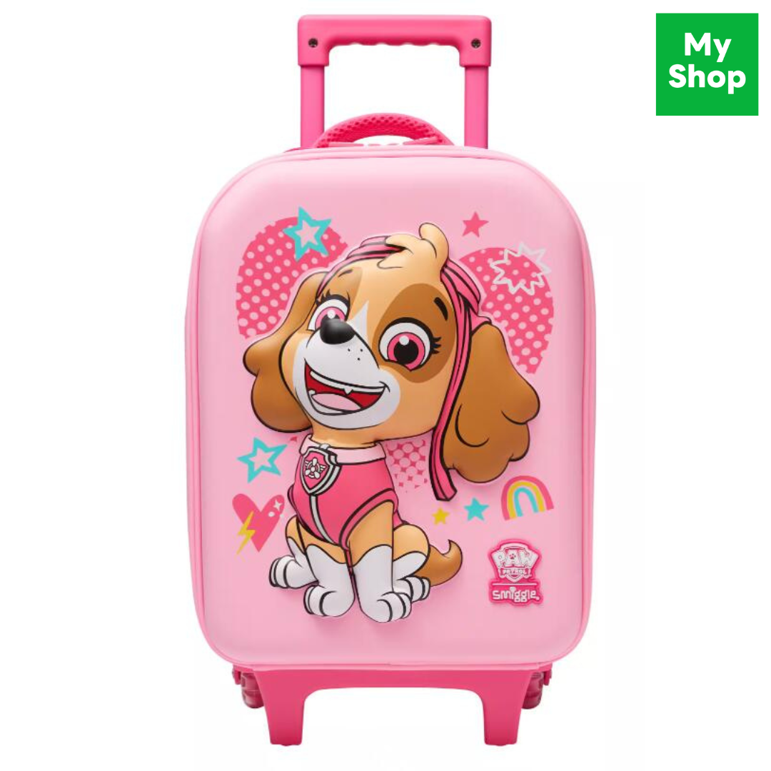 พร้อมส่งในไทย🎉 Smiggle ล้อลาก14นิ้ว ลายPawชมพู Trolley Backpack 14inch. ของแท้✔