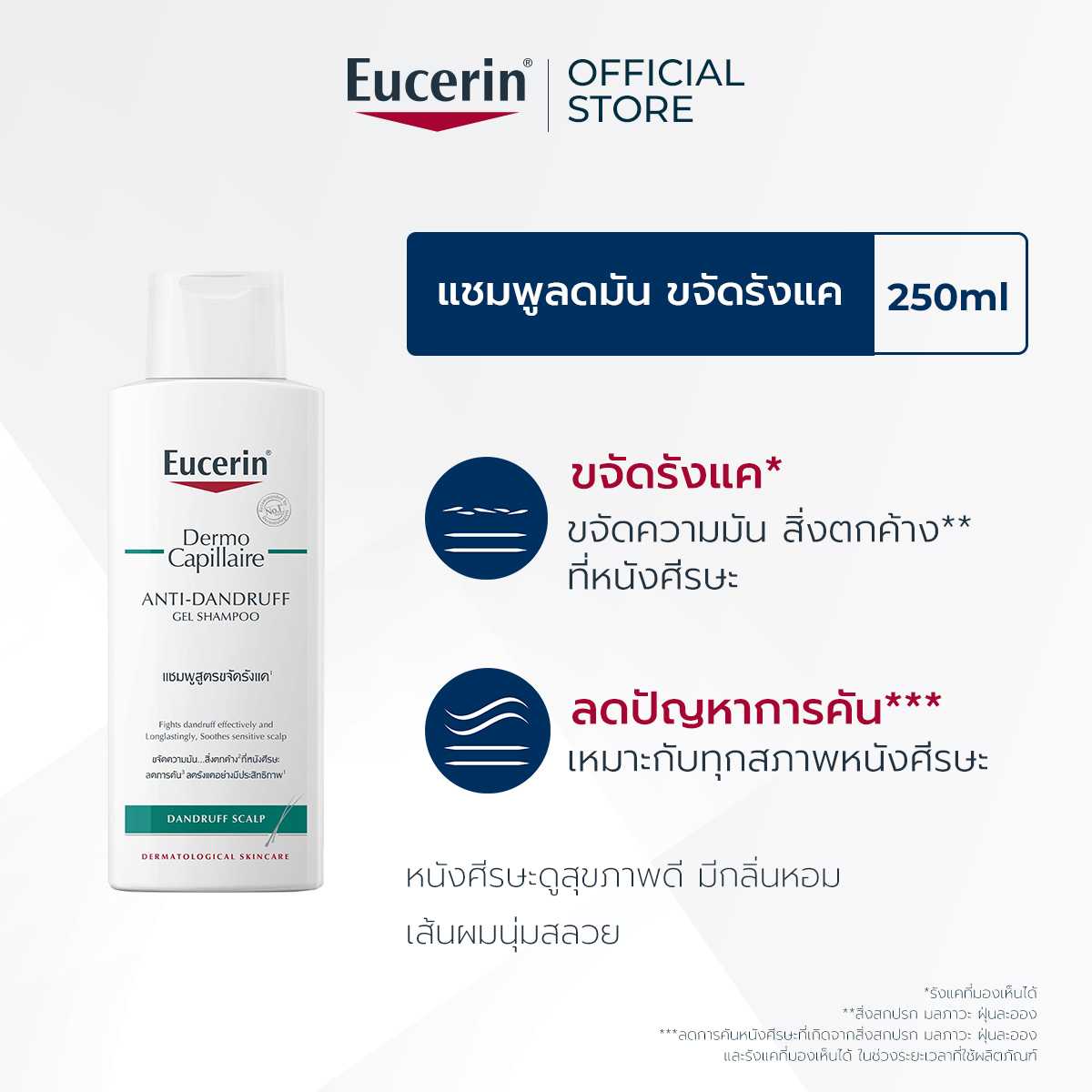 Eucerin DermoCapillaire ANTI-DANDRUFF GEL SHAMPOO 250 ML
