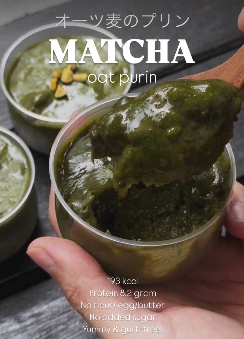 PekoPeko - 🍵 Oat Pudding Pure Matcha (Pre-order)