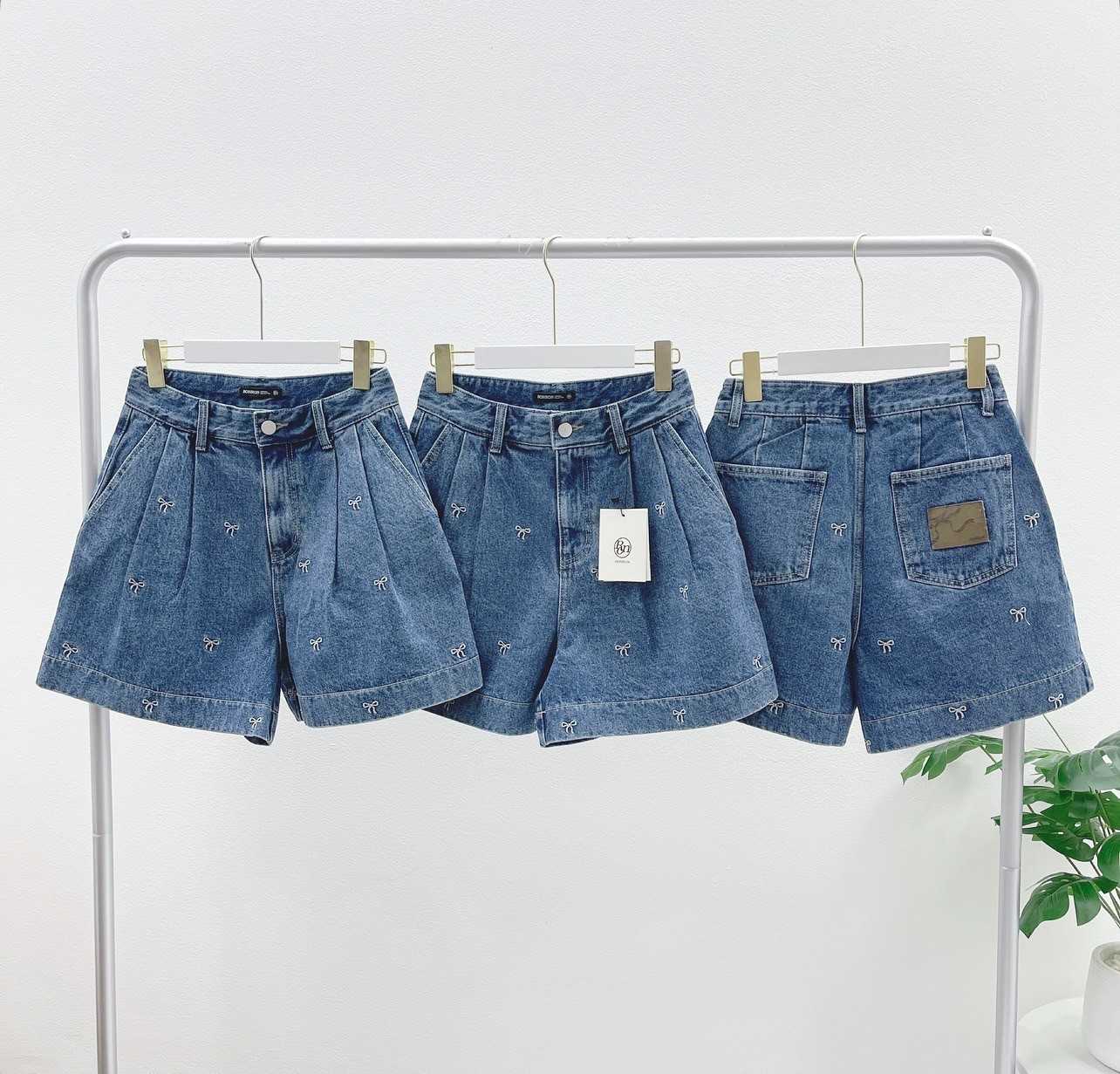 RonRon Pattern Denim Short (Denim)