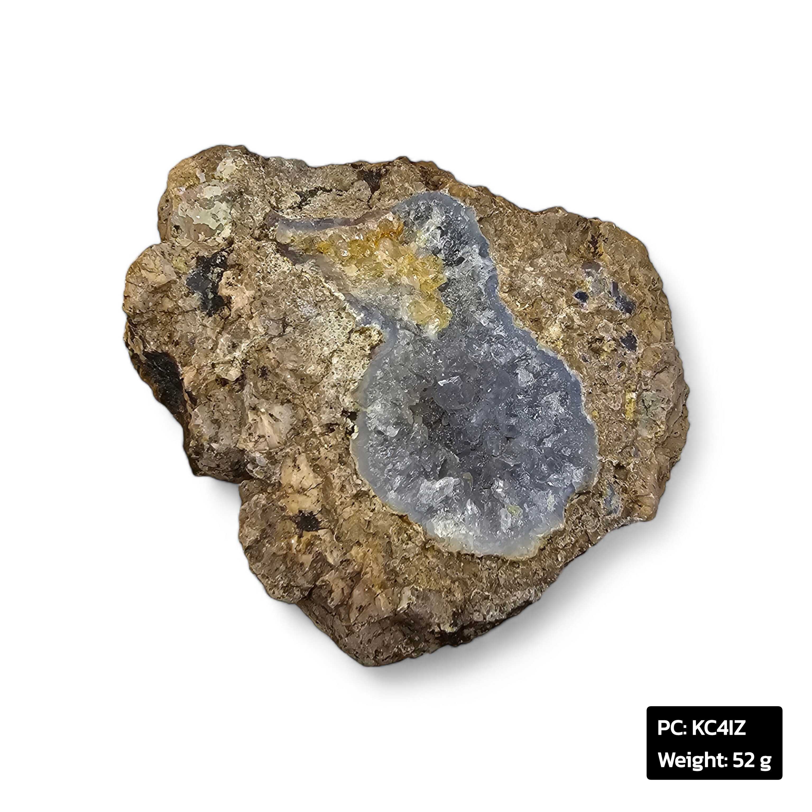 Bluelace Agate x Geode (KC4IZ)