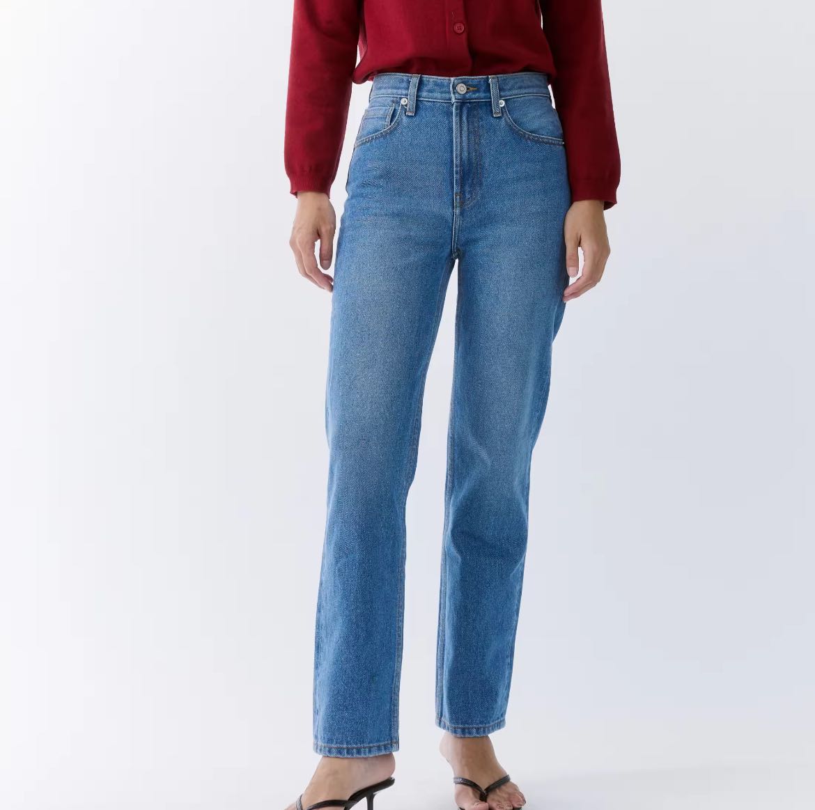 90s High Rise Jeans in Light Denim