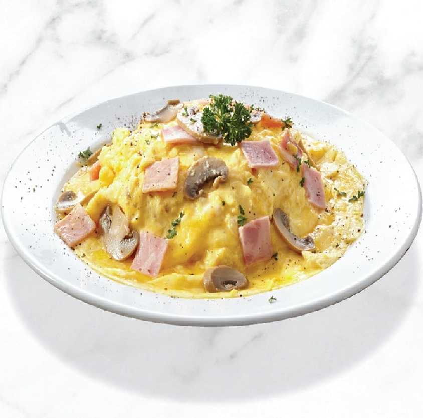 ข้าวไข่ข้นแฮมชีส
