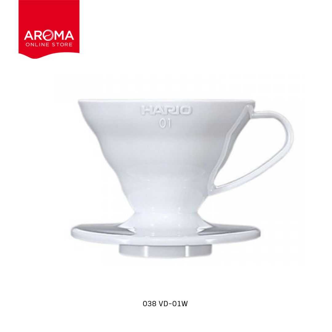 HARIO(038,041) V60 Coffee Dripper 01,02 / White(PP)