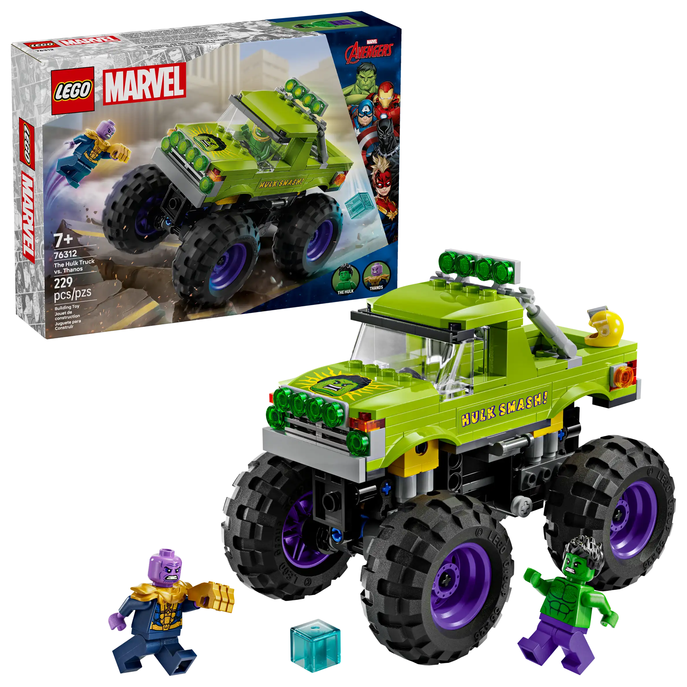 LEGO 76312 The Hulk Truck vs. Thanos  (สินค้าซื้อแล้วไม่รับเปลี่ยนคืน)