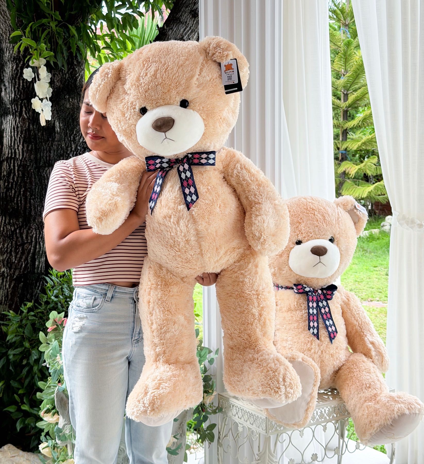 ตุ๊กตาหมี Teddy Bear ขนนุ่มพรีเมียม ขนาด 1.2 เมตร