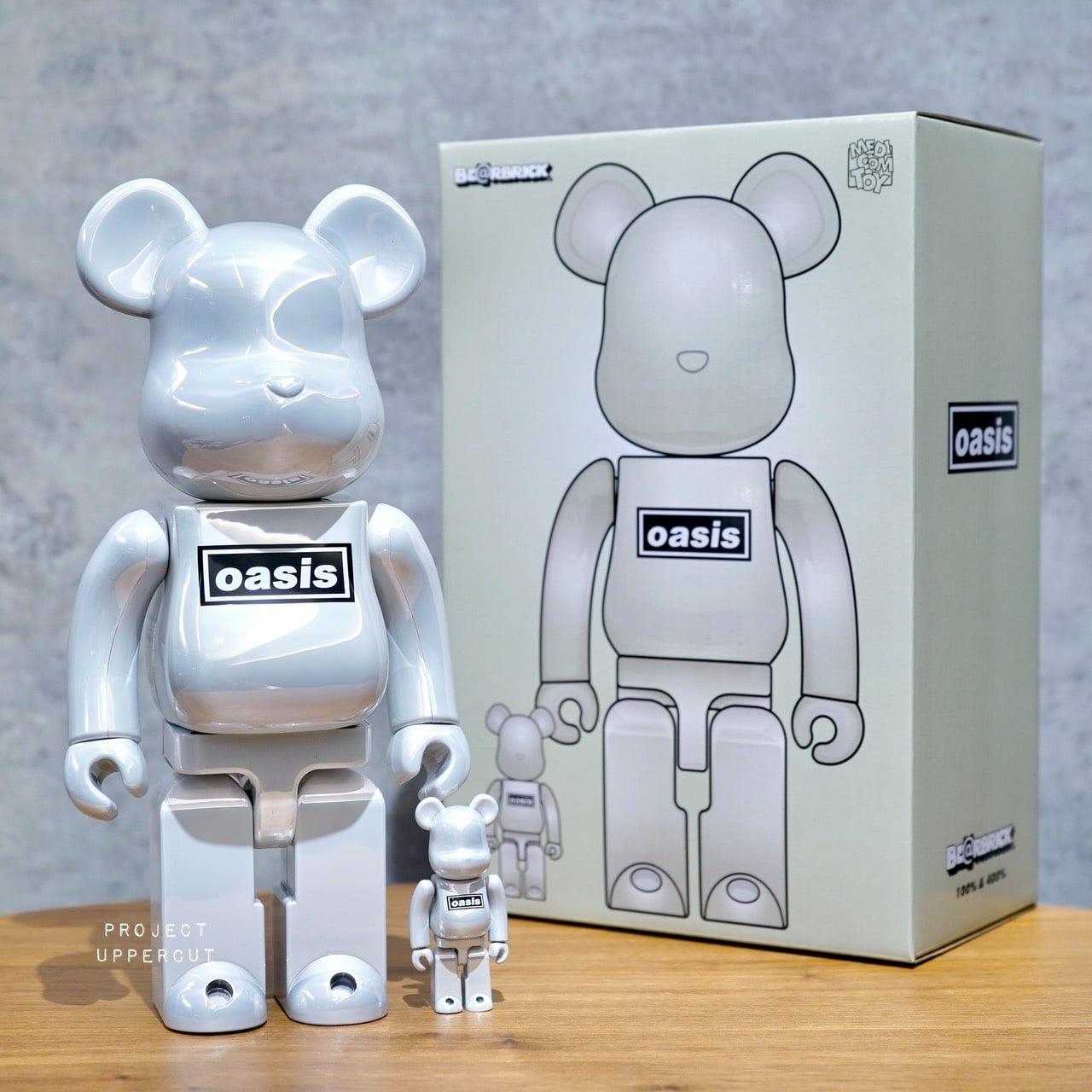 BE@RBRICK 400%+100% OASIS : White Chrome [New]