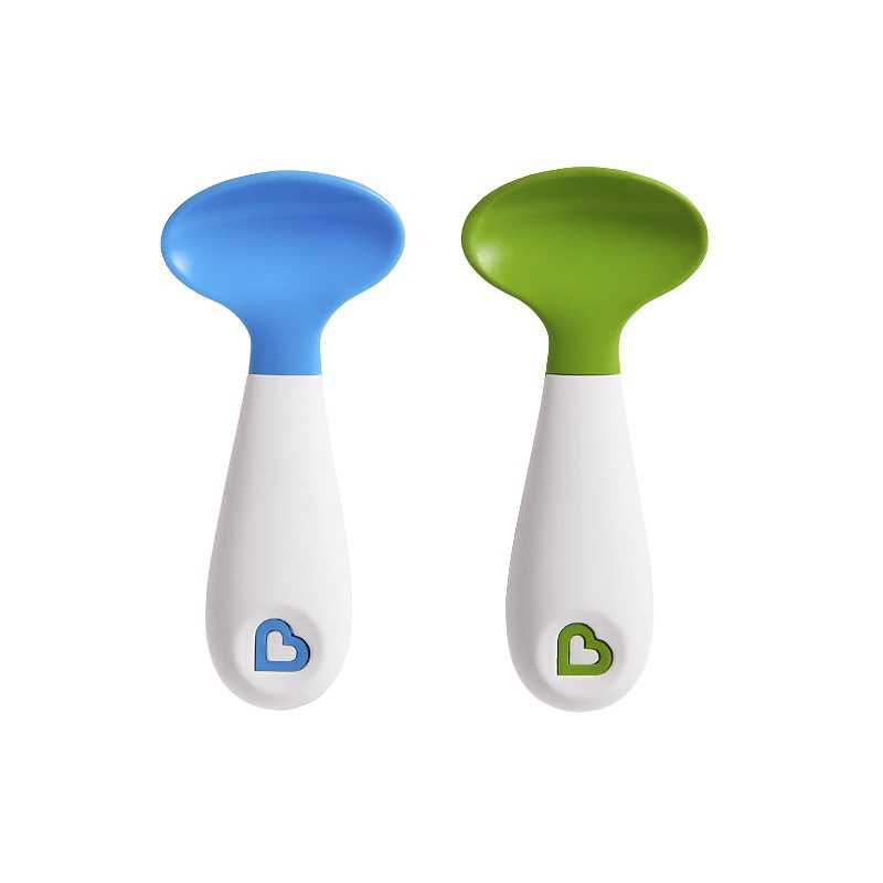 #ช้อนป้อนอาหาร Munckin : MNK16186 Scooper Spoons - 2 Pack