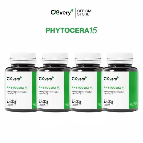 [โปร 4 กระปุก] PHYTOCERA15 ไฟโตเซร่า15 วิตามินบำรุงผิวให้กระจ่างใส ด้วยเซราไมด์จากข้าวญี่ปุ่น