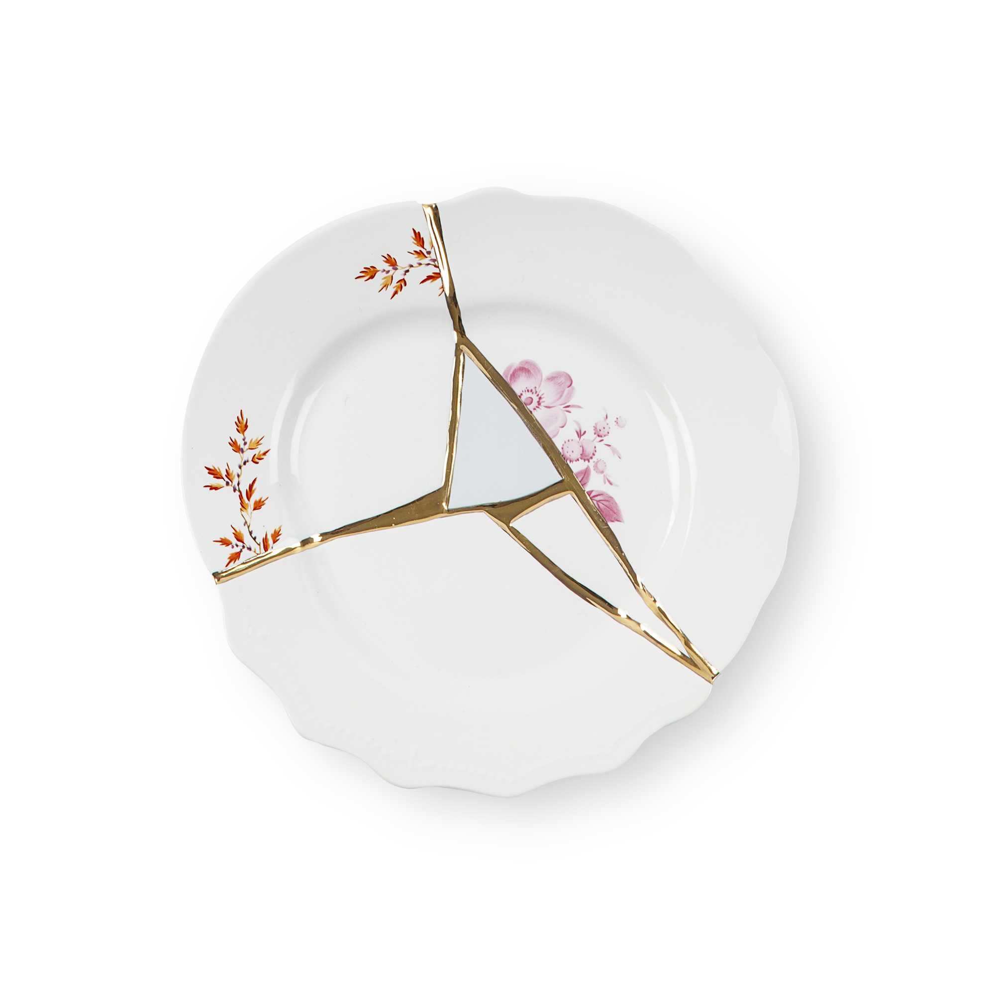SELETTI Kintsugi Dessert Plate 09601