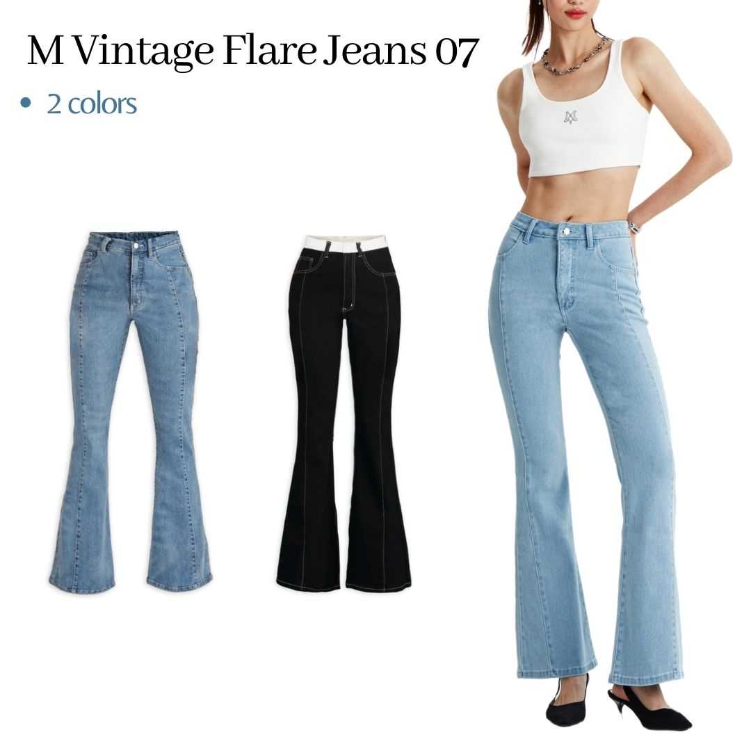 Merge Official - Vintage Flare Jeans 07 2 Colors