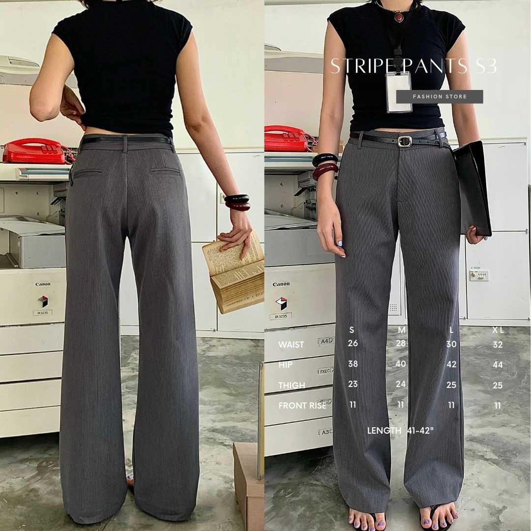 Stripe Pants-S3 พร้อมส่ง