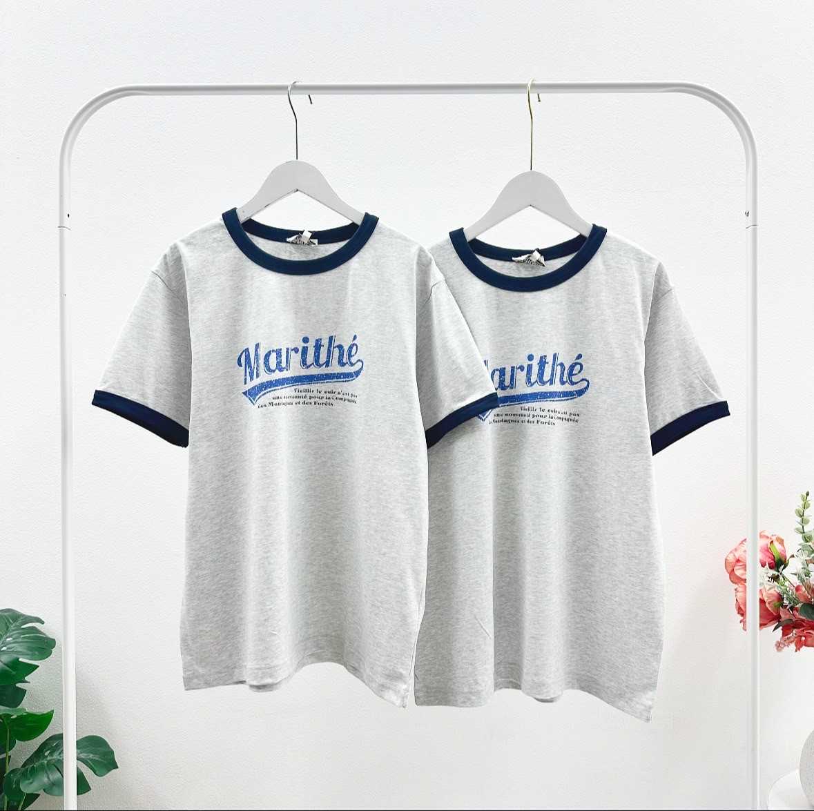 พร้อมส่ง Mrithe Vintage Ringer Tee (Unisex)