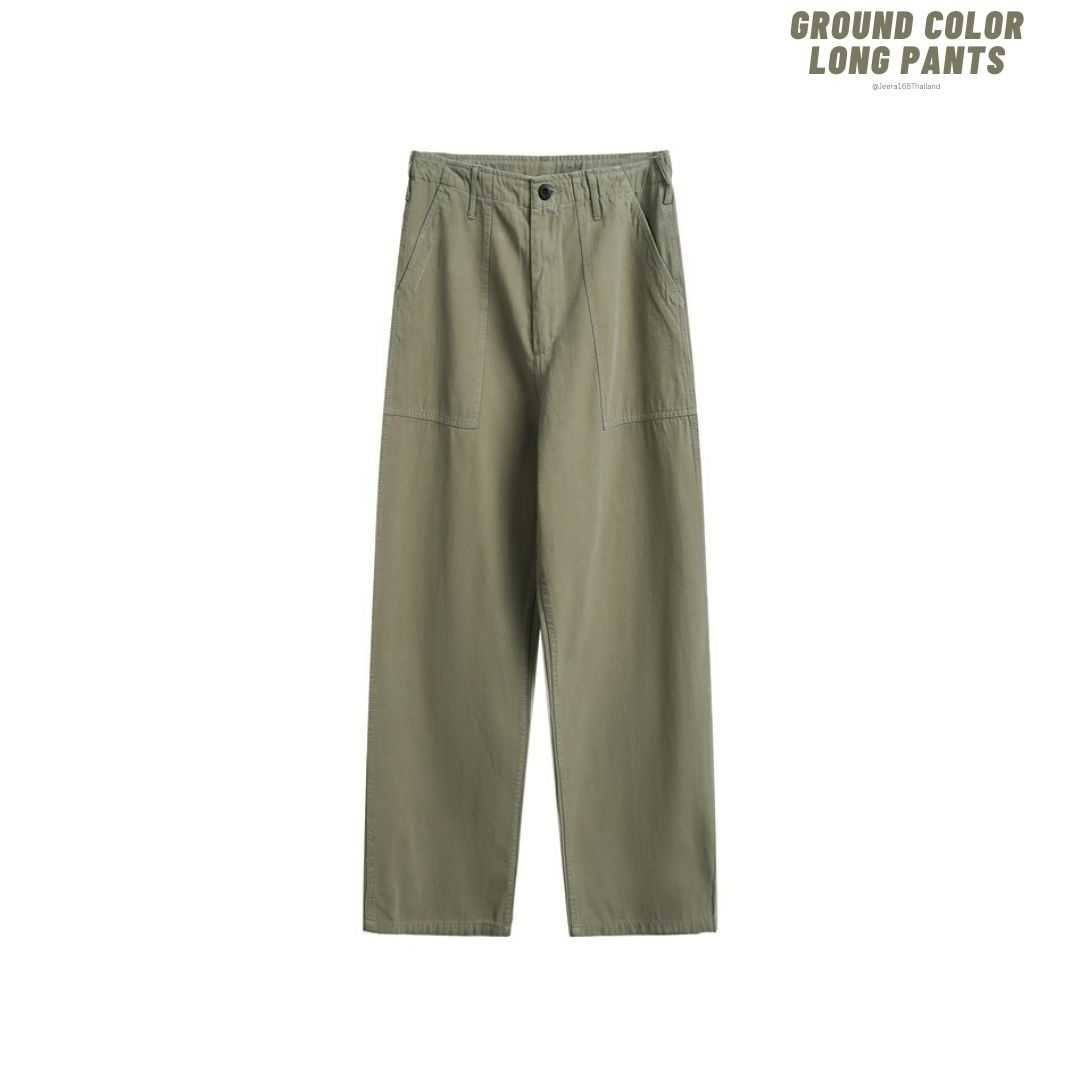 (พร้อมส่ง) Ground Color Long Pants