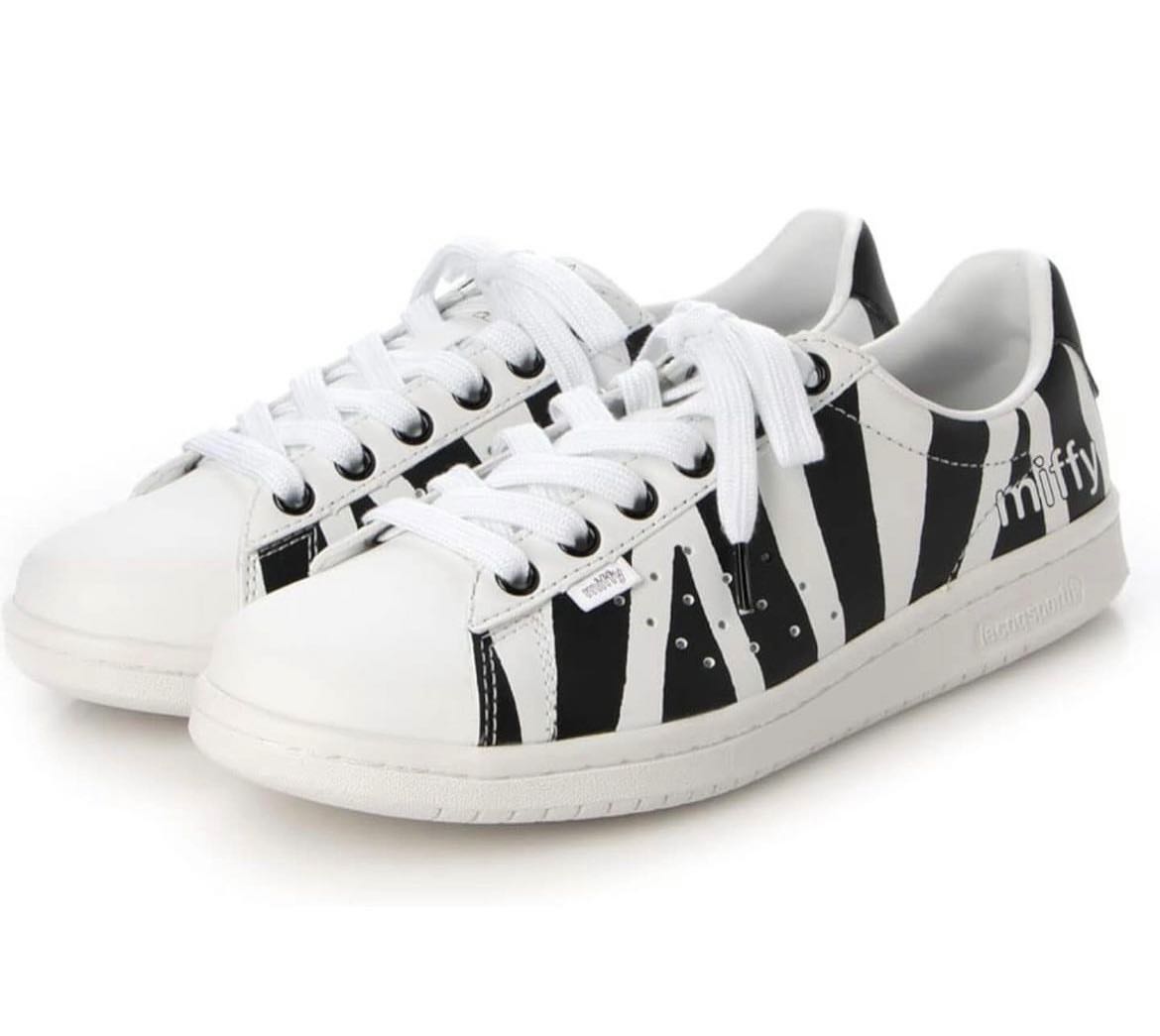 Le Coq Sportif x Miffy Collaboration Design Court Sneakers 23.5 CM 