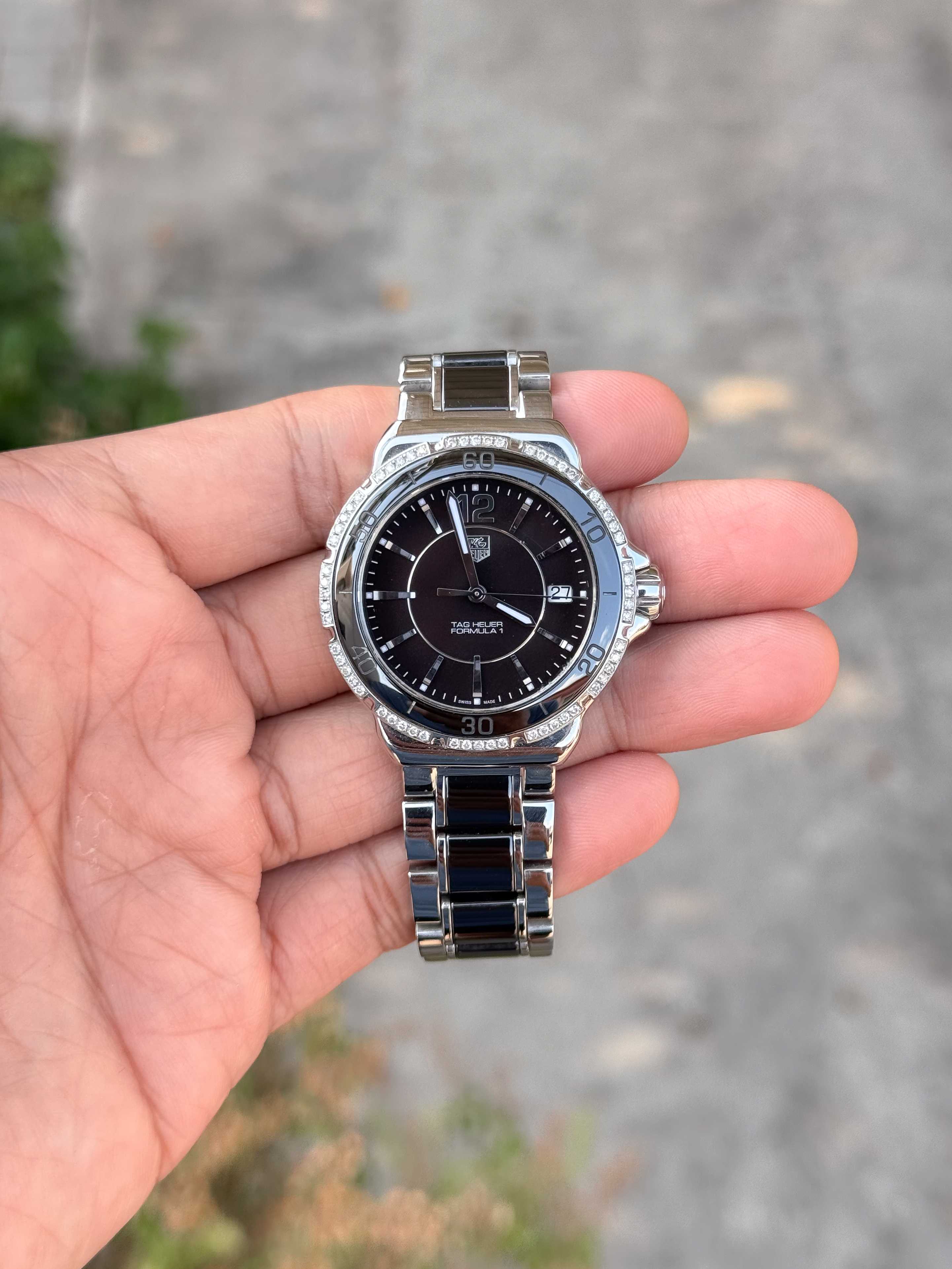 Tag Heuer F1 Diamond White Ceramic Boy Size Quartz