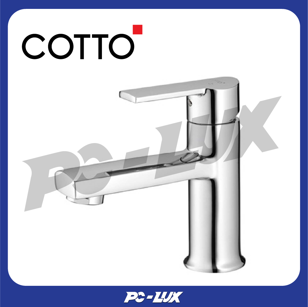COTTO ก๊อกเดี่ยวอ่างล้างหน้าแบบก้านโยก อัลโต รุ่น CT1113A(HM)